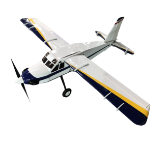 Aeromobili OMPHOBBY Bushmaster Blu/Bianco circa 1,66m PNP - FLASH RC