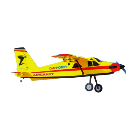 Flugzeug OMPHOBBY Bushmaster Rot/Gelb ca. 1.66m PNP - FLASH RC