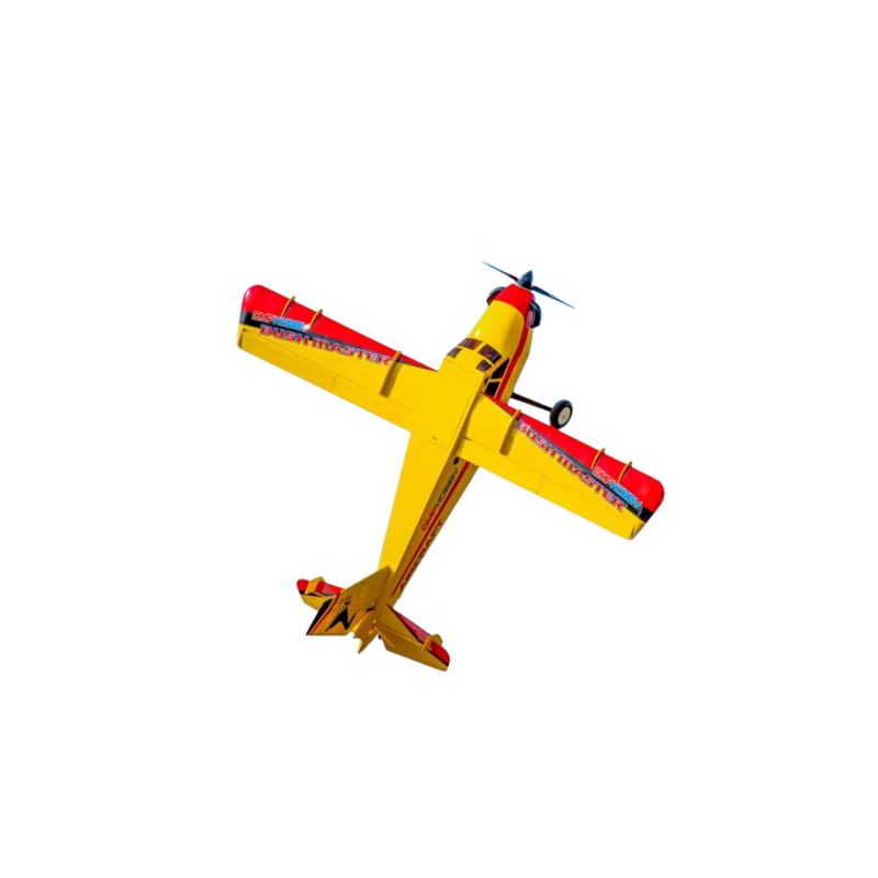 Avion OMPHOBBY Bushmaster Rouge/Jaune env 1.66m PNP - FLASH RC