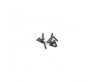RC Car Parts - AXIAL AXI235169 Tornillo de cabeza plana M2.5 x 12mm (10) - FLASH RC