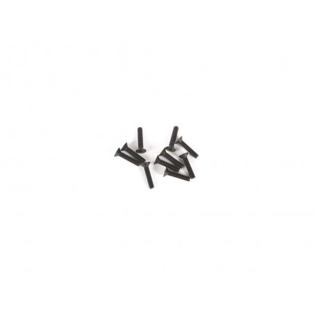 Ricambi per auto RC - AXIAL AXI235169 M2.5 x 12mm, Vite a testa piatta (10) - FLASH RC