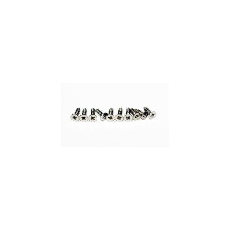 Phillips head self-tapping screw - Stainless steel screws with Pozi head M2.2x9.5 (10 pcs) A2PRO - FLASH RC
