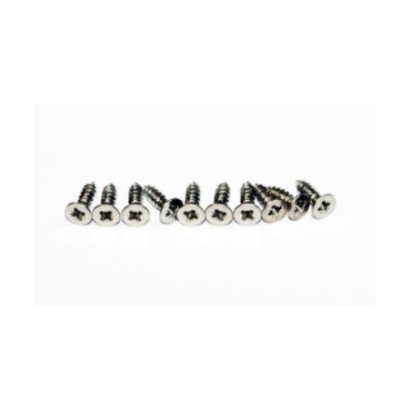 Vis tête cruciforme auto-taraudeuse - Vis Tole Inox Tête Bombée Pozi M2.2x9.5 (10 pcs) A2PRO - FLASH RC