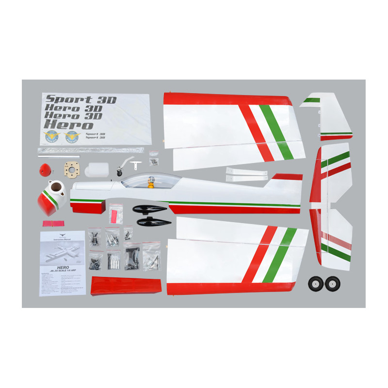 Flugzeug Phoenix Model HERO 3D 1,5m 59" ARF Size .46-.55 - FLASH RC