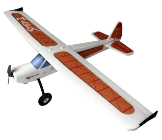 Aerei RC per principianti - RC Factory STEP 2 Arancione circa 1,14m - FLASH RC