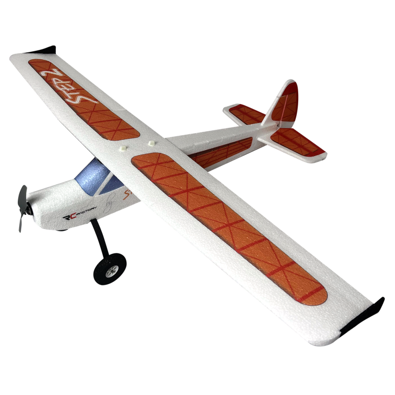 RC-Flugzeug Anfänger - RC-Flugzeug Factory STEP 2 Orange ca.1.14m - FLASH RC