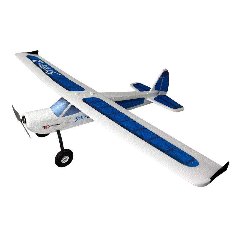 Avión RC Principiante - RC Factory STEP 2 Naranja aprox.1.14m - FLASH RC