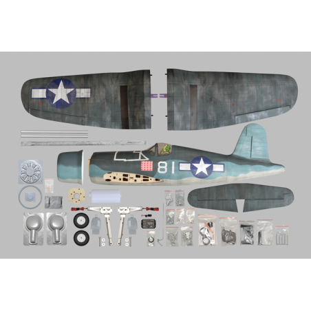 Warbird RC - Flugzeug Phoenix Model F4U Corsair .46-.55 GP/EP ARF 1.48m - RC FLASH