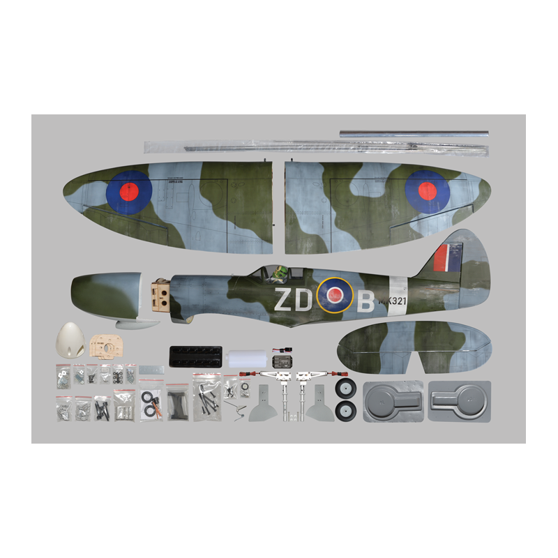 Warbird RC - Flugzeug Phoenix Model Spitfire Mk2 .46-.55 GP/EP ARF 1.40m - RC FLASH