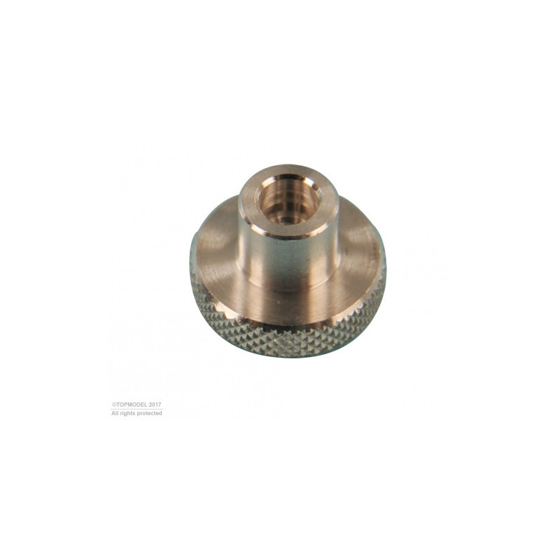 ECROU ALUMINIUM MOLETE M3 4pcs 