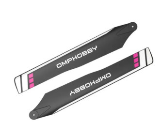Helicoptère -175mm Main Blades-Purple