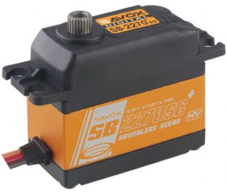 Servos - Savox SB-2270SG Brushless standard digital servo (69g, 32kg.cm, 0.12s/60°) - FLASH RC