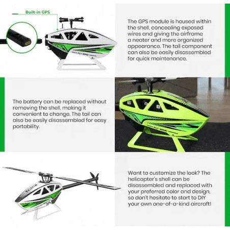 FLY WING - FW450L V3 helicopter - RTF Green