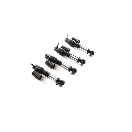 Ricambi per auto RC - AXIAL AXI31612 SCX24 Set di ammortizzatori (assemblati) 4 pezzi - FLASH RC