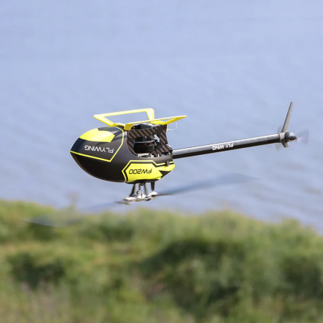 FLY WING Helicoptère FW200 RC GPS/TOF H1 - Jaune RTF