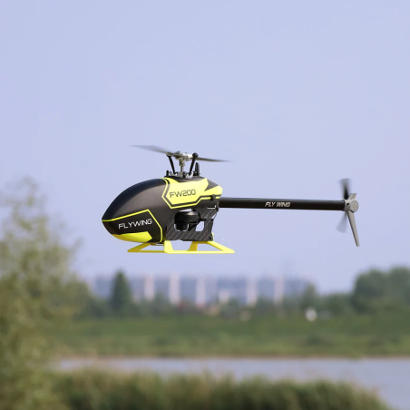 FLY WING Elicottero FW200 RC GPS/TOF H1 - Giallo RTF