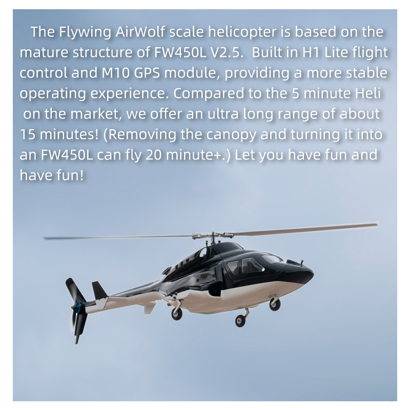 FLY WING - Airwolf RC-Helikopter - PNP