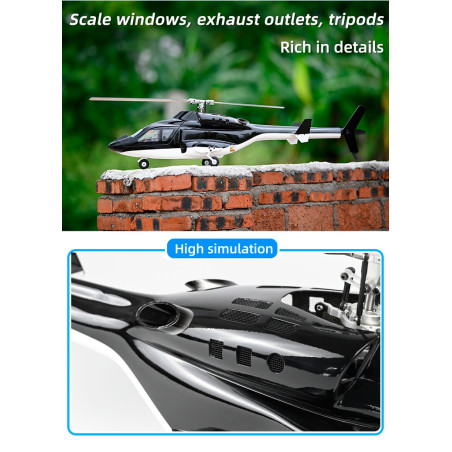 FLY WING - Helicoptère RC Airwolf - PNP
