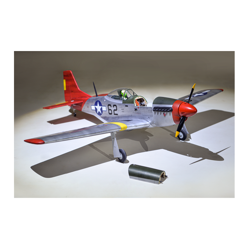 Avion Phoenix Model  P51 MUSTANG 1,41m ARF .46 -.55 - FLASH RC