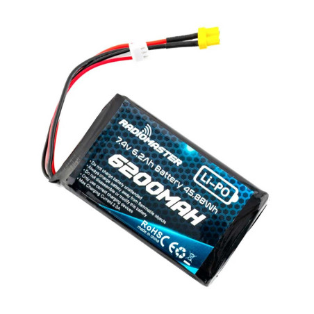 Batería RadioMaster Lipo 2s 7.4V 6200mah XT30 - FLASH RC
