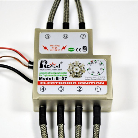 Accensione per 7 cilindri candela radiale 1/4 32 90° RCEXL