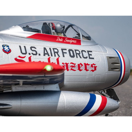 Jet RC - Jet FMS F-86 "Skyblazer" 80mm PNP circa 1,22m - FLASH RC