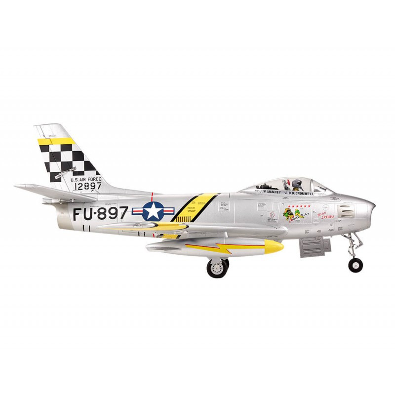 Jet FMS F-86 "The Hulf" 80mm PNP env. 1.22m - FLASH RC