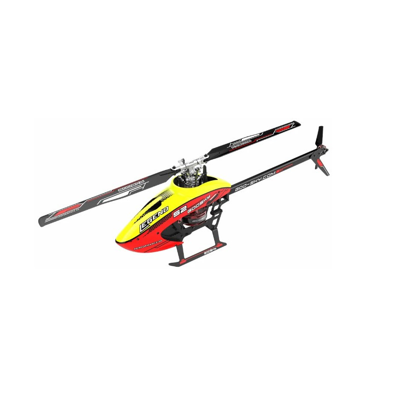 Helicoptère Goosky S2 Rouge/Jaune Standard RTF version MODE 1 - FLASH RC