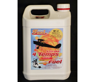 Carburante - Carburante aeronautico M1.2 5l. Motore Labema 10% nitro 4T - FLASH RC