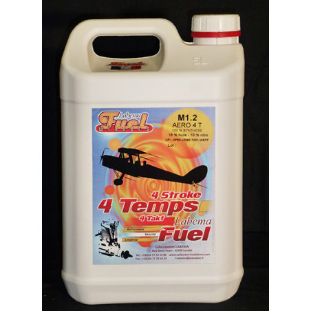 Fuel - Aero fuel M1.2 5l. Labema 10% nitro 4T engine - FLASH RC