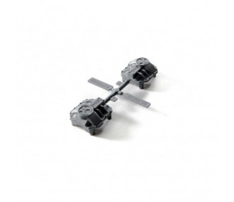 Ricambi per auto RC - AXIAL AXI31641 AR44 Coperchi differenziale (Argento) - FLASH RC