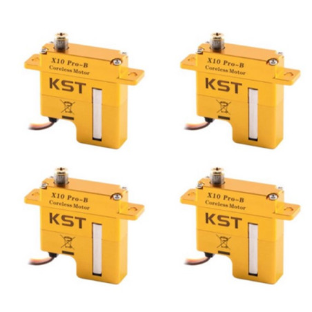 Pack 4 x Servo aile KST X10 PRO-B ( 25g, 11,5kg.cm, 0,10/60°) - FLASH RC
