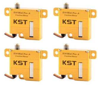Pack 4 servos - Servo aile KST X10 MINI PRO-A ( 20g, 8kg.cm, 0,08/60°) - FLASH RC