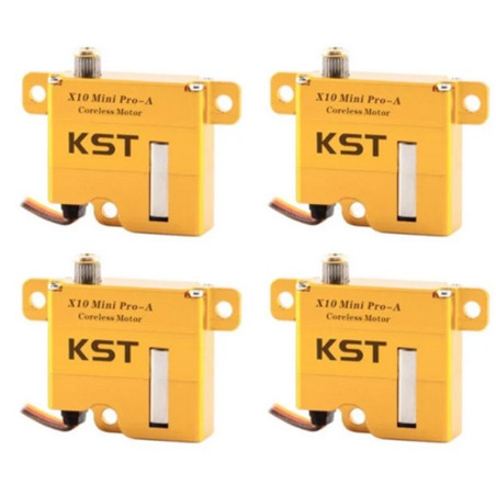 Pack 4 servos - Servo wing KST X10 MINI PRO-A ( 20g, 8kg.cm, 0,08/60°)