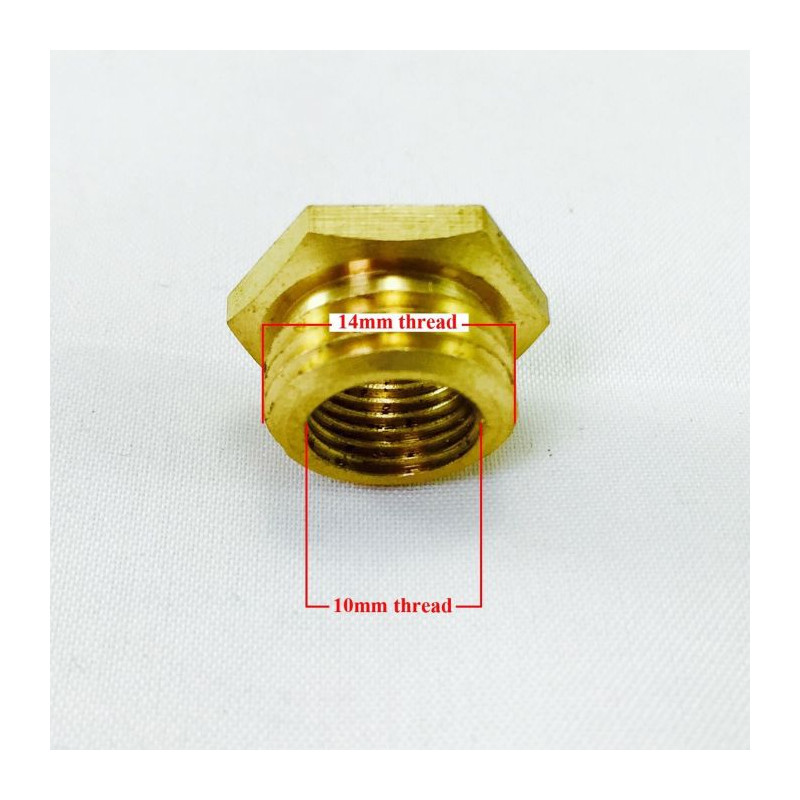 Adapter Kerze 14mm auf 1/4 32 ( glow) - RC-Flash