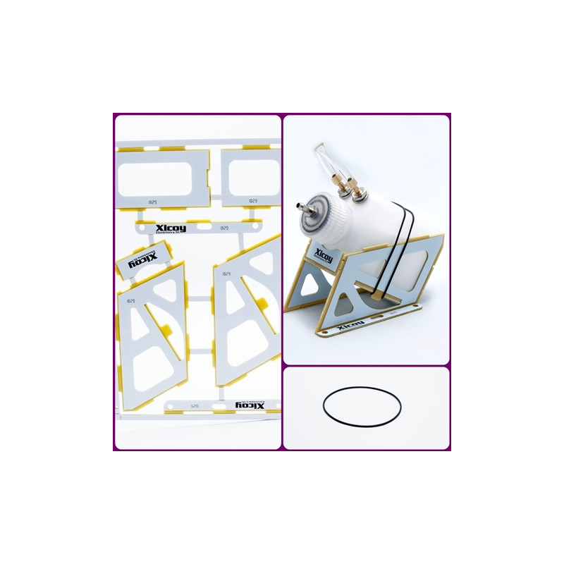 Serbatoio di alimentazione con supporto UAT 125 ml - Flash RC