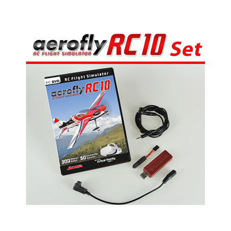Simulatore Aerofly RC10 + interfaccia Futaba