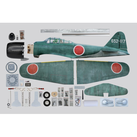 Flugzeug Phoenix Model_ZERO A6M_1,40m ARF .46 -.55