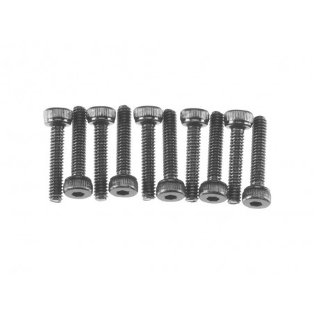 Recambios para coches RC - AXIAL AXA015 Cabeza M2x10mm Óxido Negro (10) - FLASH RC