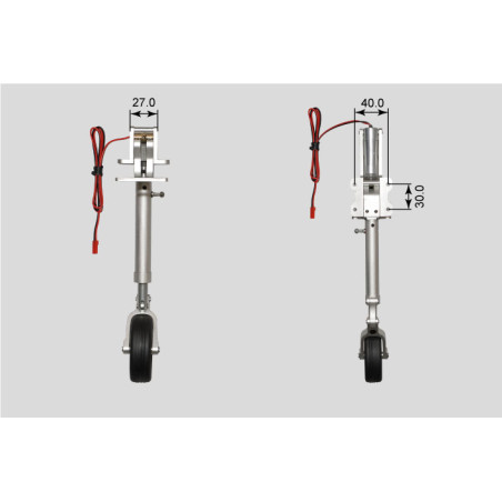ELECTRIC RETRACTABLE FRONT AXLE FOR VIPER JET 100N - 140N