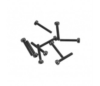 Recambios para coches RC - AXIAL AXA016 Cabeza hueca M2x12mm Óxido negro (10) - FLASH RC