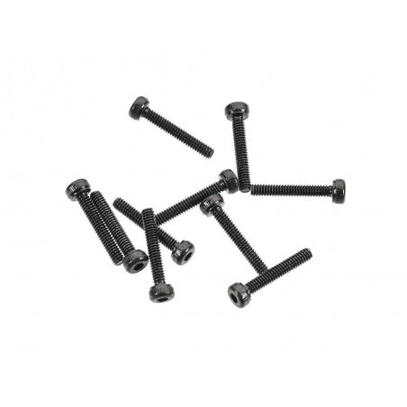 Ersatzteile RC-Cars - AXIAL AXA016 Cap Head M2x12mm Black Oxide (10) - FLASH RC