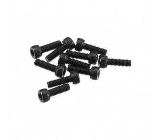 AXIAL AXA0023 Cap Head 2.6x8mm Black (10) - FLASH RC
