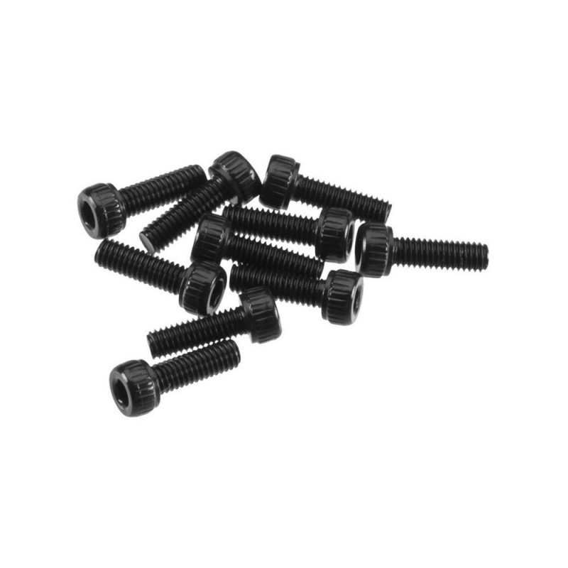 Ricambi per auto RC - AXIAL AXA0023 Testa a cappuccio 2,6x8mm Nero (10) - FLASH RC