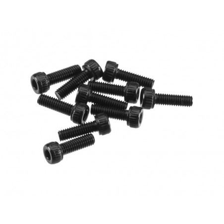 Recambios para coches RC - AXIAL AXA0023 Cabeza de tapón 2.6x8mm Negro (10) - FLASH RC