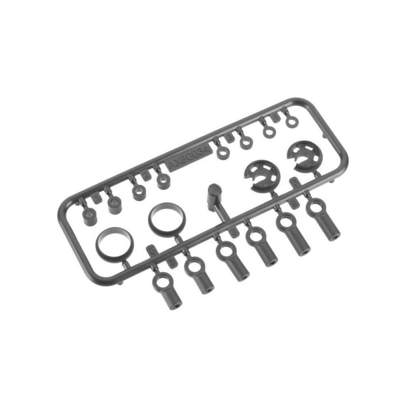 Ersatzteile RC-Cars - AXIAL AX80034 10mm Shock Parts Tree 2 - FLASH RC
