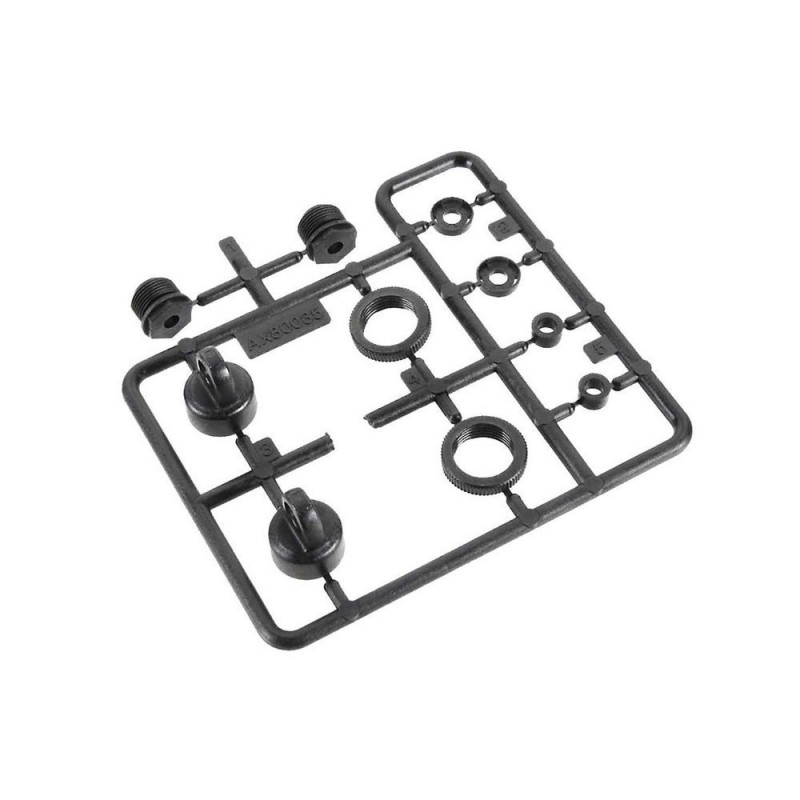 AXIAL AX80035 10mm Shock Caps Parts Tree - FLASH RC