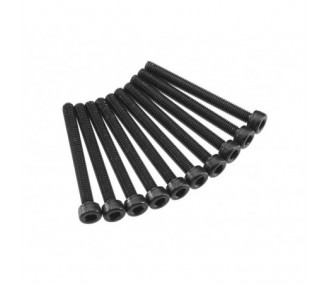 AXIAL AXA091 Cap Head M3x30mm Black (10) - FLASH RC