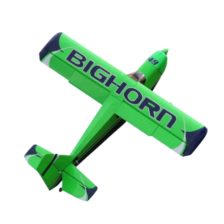 Velivolo OMPHOBBY BigHorn PRO Verde circa 1,25m ARF - FLASH RC