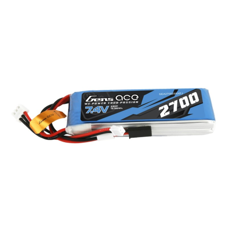 Baterías transmisor - Tx Gensace lipo 2S 7.4V 2700mAh batería para Futaba, Frsky Taranis, Sanwa - FLASH RC